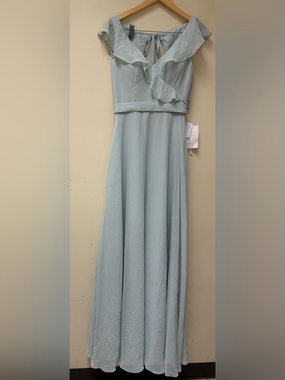 NwT; MORILEE MADELINE GARDNER Blue Flutter-Sleeve Maxi Dress🔷